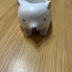ハリネズミ　陶器　小物入れや植木鉢にの画像