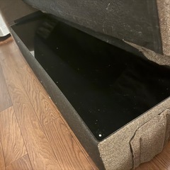 ニトリ　収納付きソファベッド　オットマン付きの画像