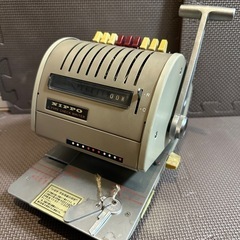 NIPPO ニッポー チェックライター 小切手 領収書 昭和レトロ 