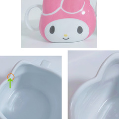 ３個セット大きめマグカップ🎀サンリオの画像