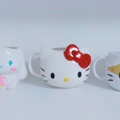 ３個セット大きめマグカップ🎀サンリオの画像