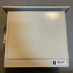 仮設分電盤 50AT 3回路 WB12-AJ使用 ウォルボックス・アース付きコンセント 新品 小型漏電ブレーカー 中古 電線 IV2ｍｍ 新品使用の画像