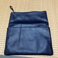 SHIPS レザークラッチバッグ　メンズの画像