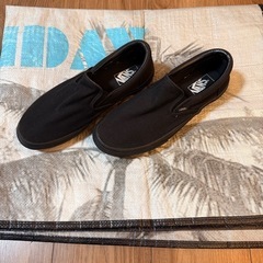 VANSブラックシューズの画像
