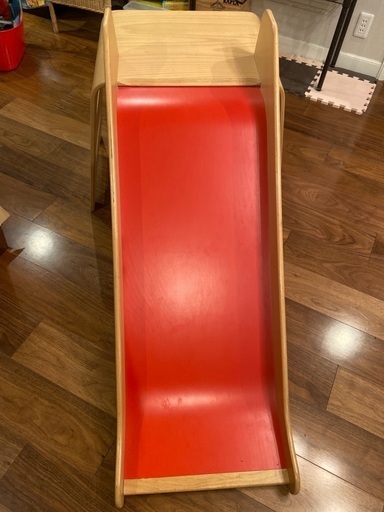 IKEA 木製すべりだい 美品 IKEA/イケア 木製すべり台 大型室内遊具 アスレチック 廃盤