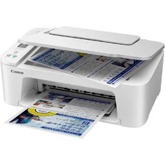 CANON プリンター本体 コピー機 印刷機 純正インク 未使用2024モデル白の画像