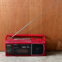 Victor, TV-FM-AM 3バンドラジオカセットレコーダ...