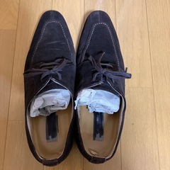 YUKI TORTI HOMME 本革スウエード Uチップ26EEEの画像