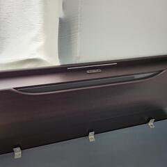 跳ね上げ式収納 ダブルベッド （マナベ家具購入品）大容量収納付き！の画像