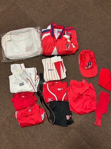 ポルテ　ユニフォーム　野球チーム　バック一式