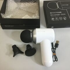 【🍀美品】ドクターエア  リカバリーガン RG-01 軽量 コードレス コンパクト 充電式 アタッチメント 筋膜リリースの画像