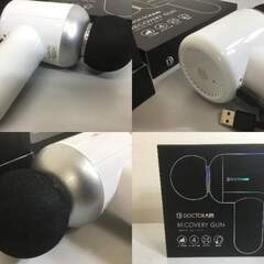 【🍀美品】ドクターエア  リカバリーガン RG-01 軽量 コードレス コンパクト 充電式 アタッチメント 筋膜リリースの画像