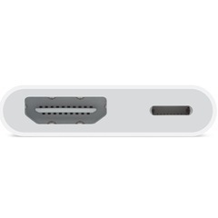 ４０００円→2000円　Apple 純正 Lightning - Digital AVアダプタ MD826AM/HDMIケーブル の画像