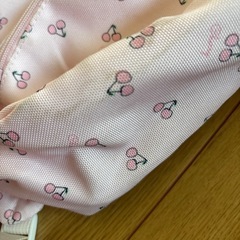 リュック　さくらんぼ柄　子供用の画像