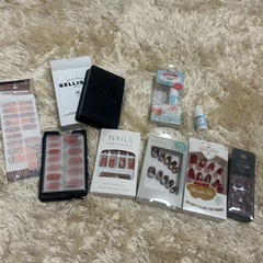 ネイルチップ　ネイルシール　グルー　セット