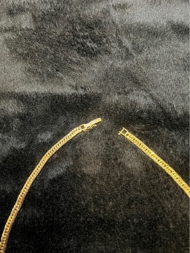 18k ネックレス 喜平16面トリプルMカット 30.4ｇ 50cm
