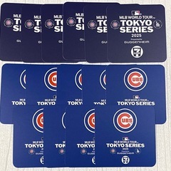【無料で差し上げます】【新品】セブンイレブン　MLB ロゴコースター 2種15枚セット/ 非売品　大谷の画像