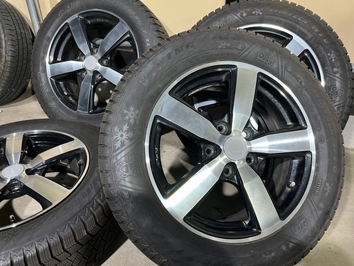 ノア ヴォクシー　ステップワゴン SMACK バリ山スタッドレスタイヤ付き4本セット 2023年製造 コンチネンタルwintec WT6 205/60R16