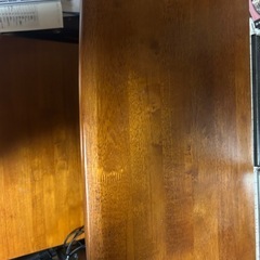 年代物　引き出し式　PCデスクの画像