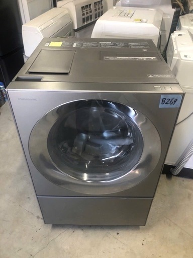 NO B269 ?福岡市内配送設置無料✨?NA-VG2200R-X ドラム式洗濯乾燥機 Cuble（キューブル） プレミアムステンレス