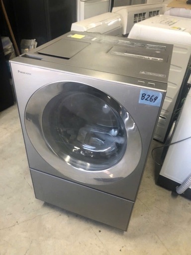 NO B269 ?福岡市内配送設置無料✨?NA-VG2200R-X ドラム式洗濯乾燥機 Cuble（キューブル） プレミアムステンレス