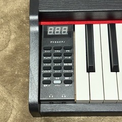 【新品未使用】電子ピアノ 88鍵盤 木製 組み立て式 イヤホンジャック付き の画像