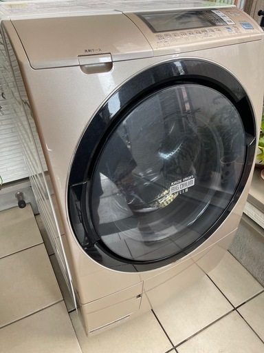 【販売】HITACHI ドラム式洗濯乾燥機 BD-S7500L（シャンパン）