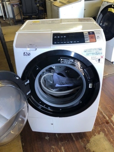 NO B260 ?福岡市内配送設置無料✨?日立 ドラム式洗濯乾燥機 ビッグドラム 左開き 11kg シャンパン BD-SV110AL 