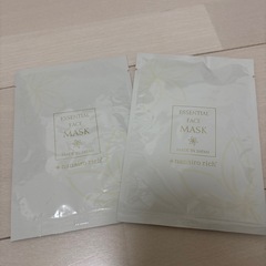 フェイスマスクと入浴剤の画像
