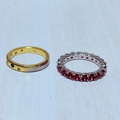 リングまとめて K18 925 D0.50ct 刻印あり 磁石反応無しの画像
