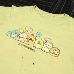 120cm すみっコぐらし　UT ユニクロ　黄色 半袖Tシャツの画像