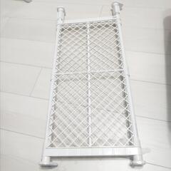 HEIAN SHINDO つっぱり棚 強力ワイドタイプ メッシュ ホワイト 耐荷重50~30kg 幅73~112cm TAI-17A 平安伸銅工業の画像