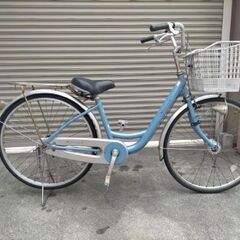 オートライト ステンレスハンドル　26インチ自転車の画像