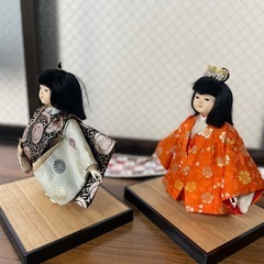 京人形箱付きの画像