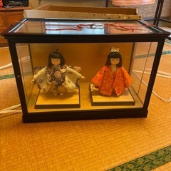 京人形箱付きの画像
