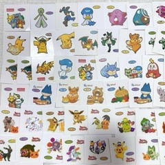 ポケモンパンシール120枚くらいと他ポケモンシールの画像