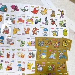 ポケモンパンシール120枚くらいと他ポケモンシールの画像
