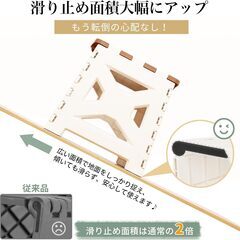 【新品】踏み台 折りたたみ スツール 耐荷重100kg 高さ33cm 洗車 脚立 ステップの画像