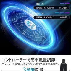 【2025革新 超軽量 · 薄型】 空調作業服 ベスト ファン付きベスト 暴風ファン & 強化9枚羽根 パワフル送風 35800mAh大容量 ファン付き作業服 冷却服 袖なし 大風量 3段階風量調節 通気 UVカット 男女兼用 熱中の画像