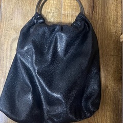 【美品】ブラック ラメ キラキラ バッグ 内ポケット有