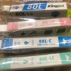 インクカートリッジ3色　80L（未使用、未開封）の画像