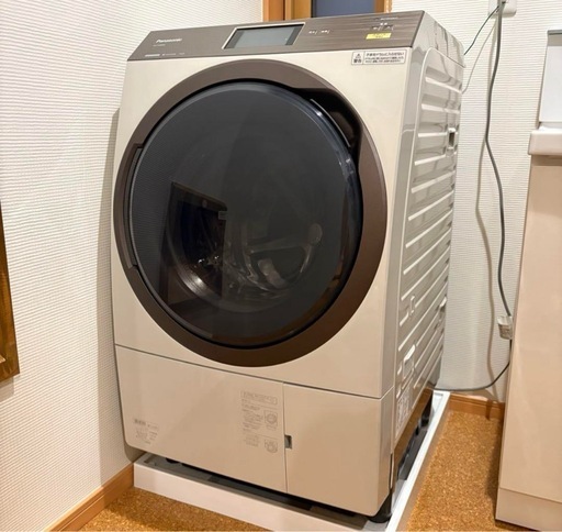 【引き取り限定】2019年製Panasonicドラム式洗濯乾燥機　タッチパネルNA-VX9900