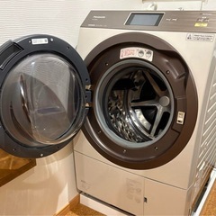 【引き取り限定】2019年製Panasonicドラム式洗濯乾燥機　タッチパネルNA-VX9900の画像