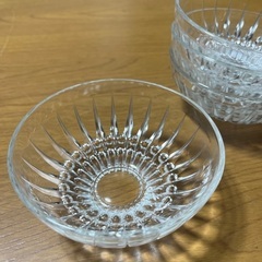ガラス食器　4枚　まとめ売り　昭和レトロ　ボウル　中皿