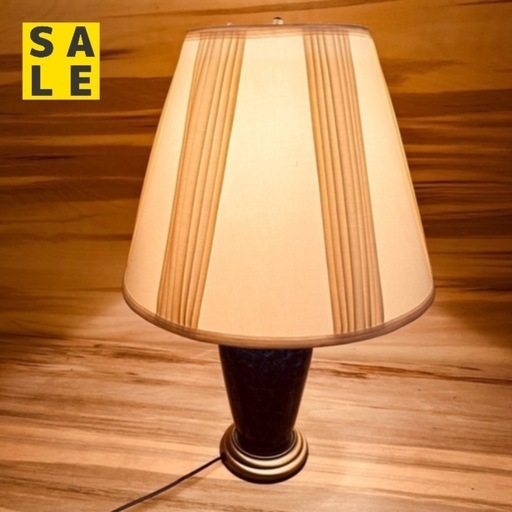 JH0337 レトロな陶器製ライト　スタンドライト　ランプ