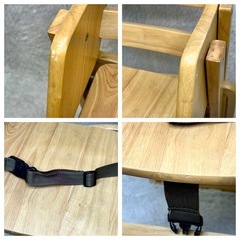 KATOJI カトージ　ベビーチェア　ハイチェア　木製　折り畳み式の画像