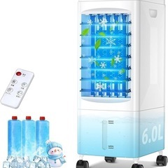 早い者勝ち‼️冷風機 冷風扇 強力送風 熱中症対策 静音 首振り...