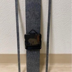 木製ブラックフレーム掛時計 30cmの画像