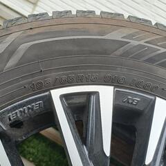 ホイール付きスタッドレス４本セット−１９５/６５　R15の画像