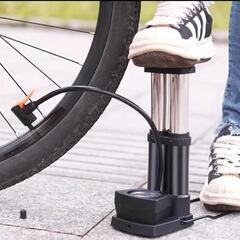 自転車空気入れ　新品の画像